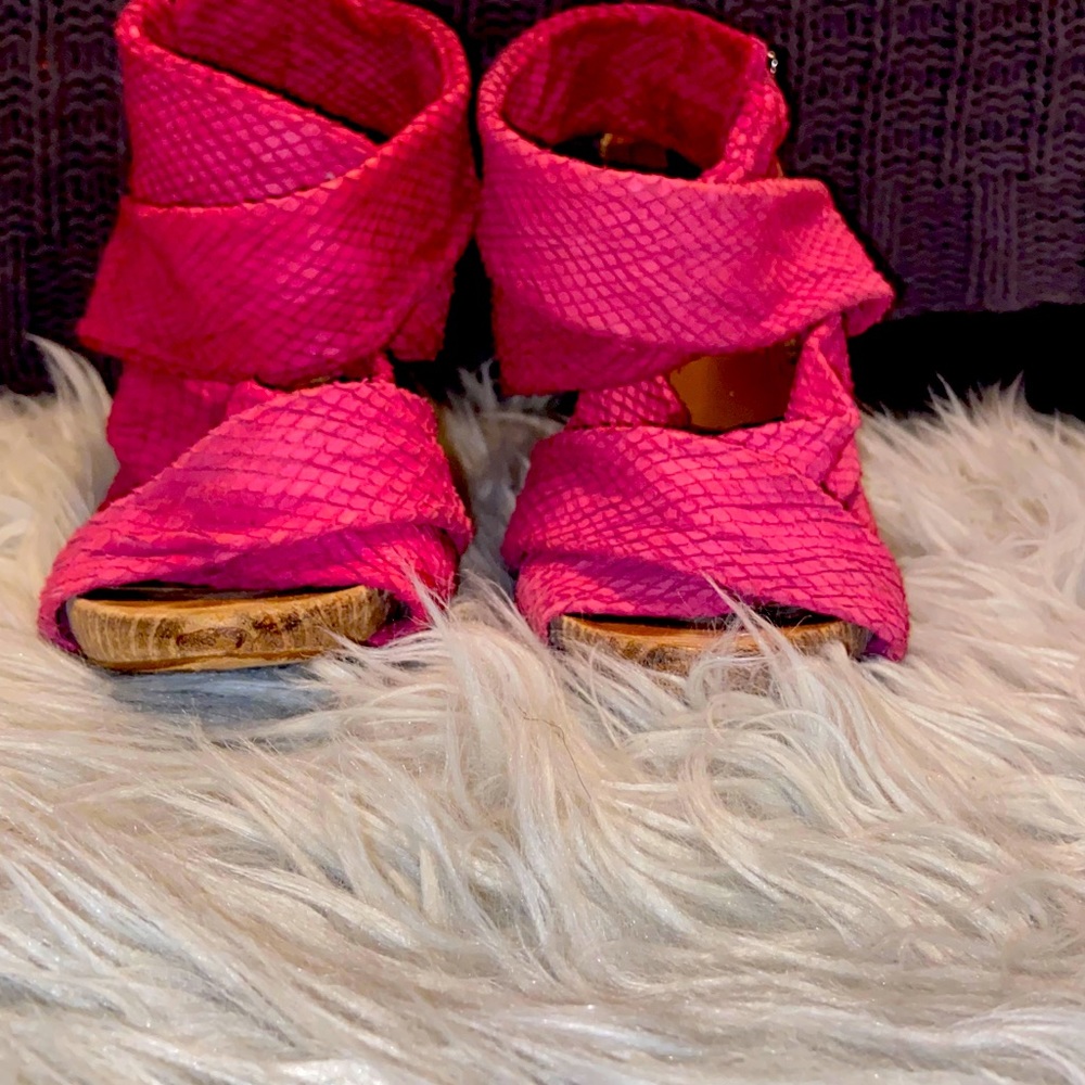 Pink sandals